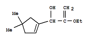 (9ci)-alpha--(1-乙氧基乙烯)-4,4-二甲基-1-环戊烯-1-甲醇结构式_649570-42-3结构式