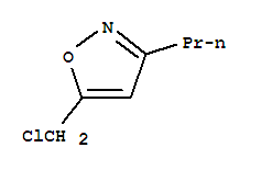 (9ci)-5-(氯甲基)-3-丙基-异噁唑结构式_64988-70-1结构式