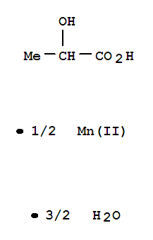 Manganese(ii) lactate trihydrate Structure,6505-50-6Structure