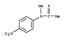 Ethanethioamide, n-methyl-n-(4-nitrophenyl)- Structure,65052-84-8Structure