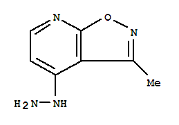 Isoxazolo[5,4-b]pyridine, 4-hydrazino-3-methyl-(9ci) Structure,651054-75-0Structure