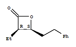 2-Oxetanone,3-ethyl-4-(2-phenylethyl)-,(3r,4s)-(9ci) Structure,652150-88-4Structure