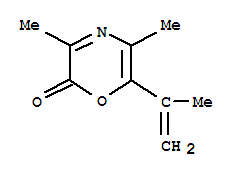 2H-1,4-oxazin-2-one,3,5-dimethyl-6-(1-methylethenyl)-(9ci) Structure,65479-25-6Structure