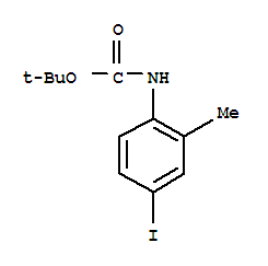 N-Boc-4-碘-2-甲基苯胺结构式_666746-27-6结构式