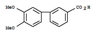 3,4-Dimethoxybiphenyl-3-carboxylic acid Structure,676348-31-5Structure