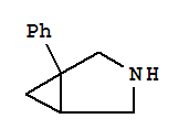 (+/-)-1-苯基-3-氮杂双环环[3.1.0]己烷结构式_67644-21-7结构式