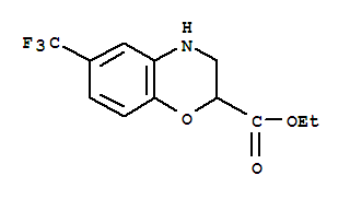 Ethyl 6-(trifluoromethyl)-3,4-dihydro-2h-1,4-benzoxazine-2-carboxylate Structure,68281-49-2Structure