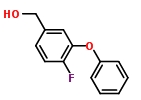 M-phenoxy-p-fluorobenzyl alcohol Structure,68359-53-5Structure