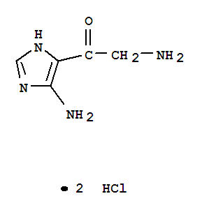 2-氨基-1-(5-氨基-1H-咪唑-4-基)乙酮双盐酸盐结构式_69195-92-2结构式