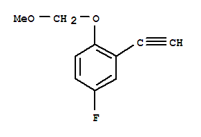 (9ci)-2-乙炔-4-氟-1-(甲氧基甲氧基)-苯结构式_694490-79-4结构式