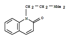 2(1H)-quinolinone,1-[2-(dimethylamino)ethyl]-(9ci) Structure,69587-72-0Structure