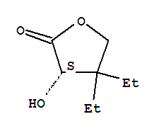 2(3H)-furanone, 4,4-diethyldihydro-3-hydroxy-, (3s)-(9ci) Structure,696642-67-8Structure