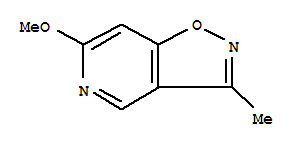 (9ci)-6-甲氧基-3-甲基-异噁唑并[4,5-c]吡啶结构式_69790-39-2结构式