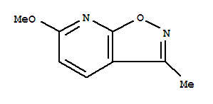 (9ci)-6-甲氧基-3-甲基-异噁唑并[5,4-b]吡啶结构式_69790-40-5结构式