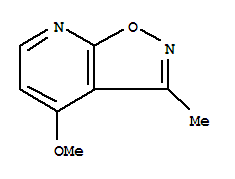 Isoxazolo[5,4-b]pyridine, 4-methoxy-3-methyl-(9ci) Structure,69790-41-6Structure