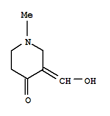 (9ci)-3-(羟基亚甲基)-1-甲基-4-哌啶酮结构式_70027-60-0结构式