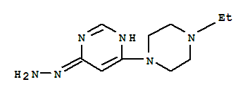 [6-(4-Ethyl-piperazin-1-yl)-pyrimidin-4-yl]-hydrazine Structure,700803-96-9Structure