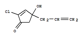 2-Cyclopenten-1-one, 2-chloro-4-hydroxy-4-(2-propenyl)-(9ci) Structure,700869-79-0Structure