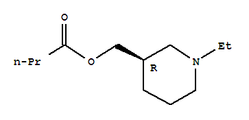 Butanoic acid, [(3r)-1-ethyl-3-piperidinyl]methyl ester (9ci) Structure,700870-65-1Structure