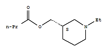 Butanoic acid, [(3s)-1-ethyl-3-piperidinyl]methyl ester (9ci) Structure,700870-66-2Structure