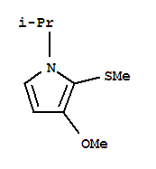 (9ci)-3-甲氧基-1-(1-甲基乙基)-2-(甲基硫代)-1H-吡咯结构式_700874-12-0结构式
