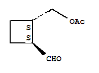 (1s,2s)-(9ci)-2-[(乙酰基氧基)甲基]-环丁烷羧醛结构式_701292-26-4结构式