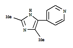 (9CI)-4-(2,5-二甲基-1H-咪唑-4-基)-吡啶结构式_701298-24-0结构式