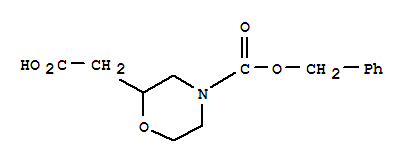 2-(4-N-Cbz-morpholin-2-yl)acetic acid Structure,702693-24-1Structure