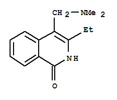 1(2H)-isoquinolinone,4-[(dimethylamino)methyl]-3-ethyl-(9ci) Structure,702707-76-4Structure