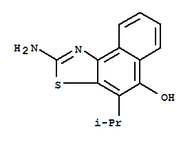 Naphtho[1,2-d]thiazol-5-ol, 2-amino-4-(1-methylethyl)- Structure,704866-21-7Structure