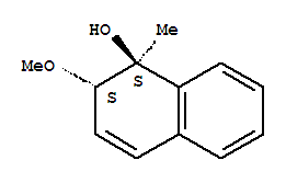 (1s,2s)-(9ci)-1,2-二氢-2-甲氧基-1-甲基-1-萘酚结构式_705279-31-8结构式