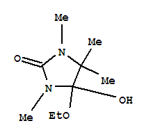 (9ci)-4-乙氧基-4-羟基-1,3,5,5-四甲基-2-咪唑啉酮结构式_705282-76-4结构式