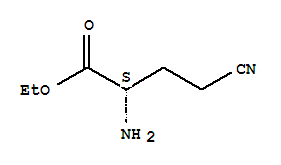 (2s)-(9ci)-2-氨基-4-氰基-丁酸乙酯结构式_705918-28-1结构式