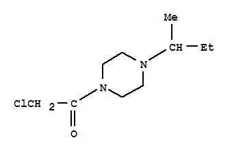 (9ci)-1-(氯乙酰基)-4-(1-甲基丙基)-哌嗪结构式_705943-73-3结构式