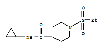 4-Piperidinecarboxamide,n-cyclopropyl-1-(ethylsulfonyl)-(9ci) Structure,705959-57-5Structure