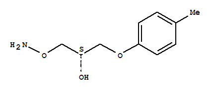 (2s)-(9ci)-1-(氨基氧基)-3-(4-甲基苯氧基)-2-丙醇结构式_706756-39-0结构式