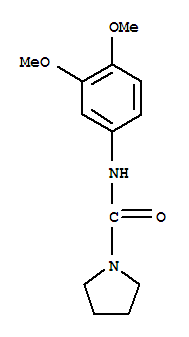 (9ci)-n-(3,4-二甲氧基苯基)-1-吡咯烷羧酰胺结构式_706776-22-9结构式