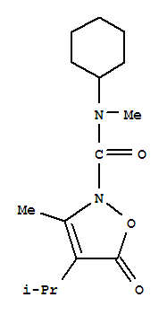 2(5H)-isoxazolecarboxamide, n-cyclohexyl-n,3-dimethyl-4-(1-methylethyl)-5-oxo- Structure,706803-62-5Structure