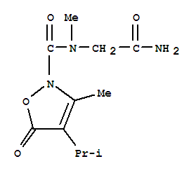  n-(2-氨基-2-氧代乙基)-n,3-二甲基-4-(1-甲基乙基)-5-氧代-2(5H)-异噁唑羧酰胺结构式_706803-86-3结构式