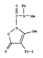 2(5H)-isoxazolecarboxamide, n,3-dimethyl-4-(1-methylethyl)-5-oxo-n-phenyl- Structure,706803-88-5Structure