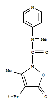  n,3-二甲基-4-(1-甲基乙基)-5-氧代-n-4-吡啶-2(5H)-异噁唑羧酰胺结构式_706803-93-2结构式