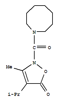 (9ci)-八氢-1-[[3-甲基-4-(1-甲基乙基)-5-氧代-2(5h)-异噁唑基]羰基]-吖辛因结构式_706804-35-5结构式