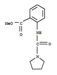 (9ci)-2-[(1-吡咯烷羰基)氨基]-苯甲酸甲酯结构式_708241-16-1结构式