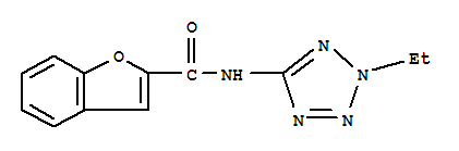 2-Benzofurancarboxamide,n-(2-ethyl-2h-tetrazol-5-yl)-(9ci) Structure,708998-95-2Structure