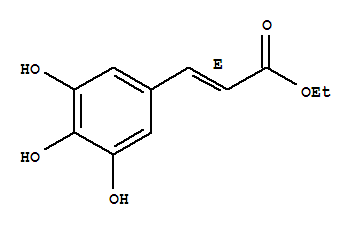 (2e)-(9ci)-3-(3,4,5-三羟基苯基)-2-丙酸结构式_709007-51-2结构式