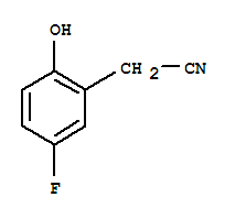 Benzeneacetonitrile, 5-fluoro-2-hydroxy-(9ci) Structure,709025-81-0Structure