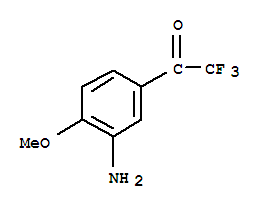 Ethanone, 1-(3-amino-4-methoxyphenyl)-2,2,2-trifluoro-(9ci) Structure,709637-13-8Structure