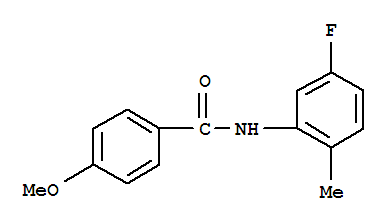 Benzamide, n-(5-fluoro-2-methylphenyl)-4-methoxy-(9ci) Structure,710310-26-2Structure