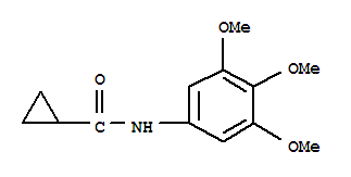 (9ci)-n-(3,4,5-三甲氧基苯基)-环丙烷羧酰胺结构式_710319-42-9结构式