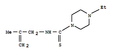 (9ci)-4-乙基-n-(2-甲基-2-丙烯基)-1-哌嗪硫代甲酰胺结构式_710330-15-7结构式